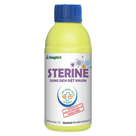 Sterine – Dung dịch diệt khuẩn hiệu quả cho bề mặt và thiết bị y tế.