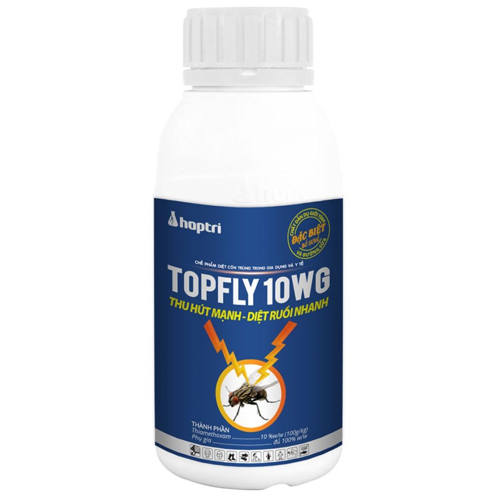 TOPFLY 10WG - Thuốc diệt ruồi với công thức dẫn dụ mạnh mẽ